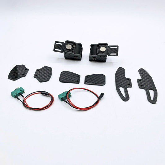 Universal Magnetic Paddles PRO for Custom Steering Wheels - Carbon Fiber
