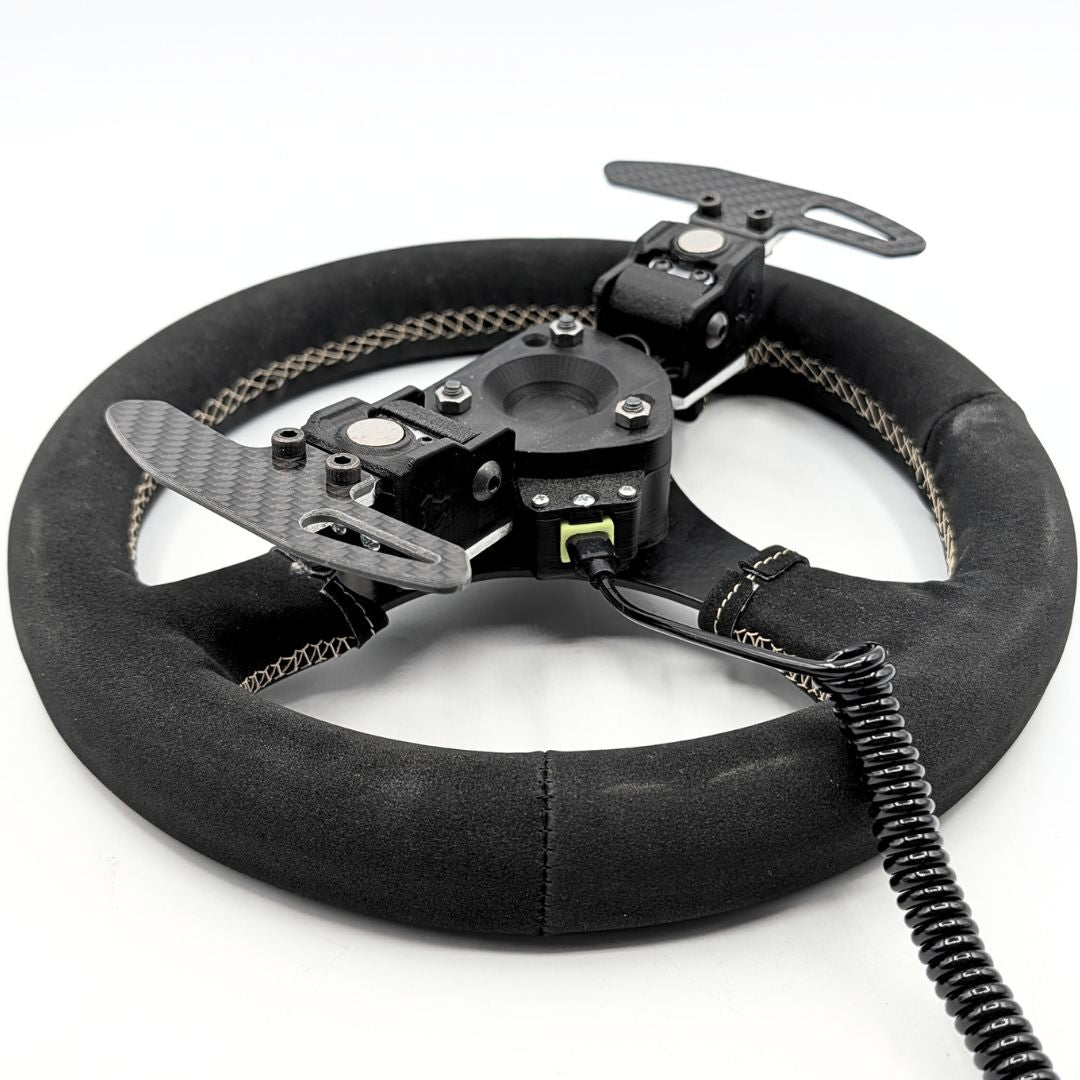 Universal Magnetic Paddles PRO for Custom Steering Wheels - Carbon Fiber