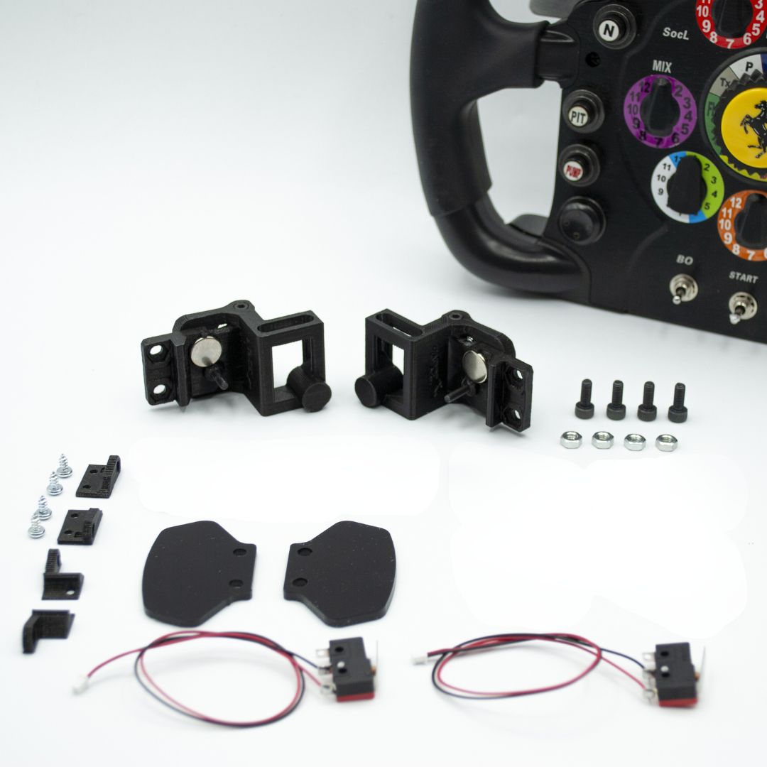 Magnetic Paddles Mod [Thrustmaster F1 Wheel AddOn] (PC, PS, XBox)