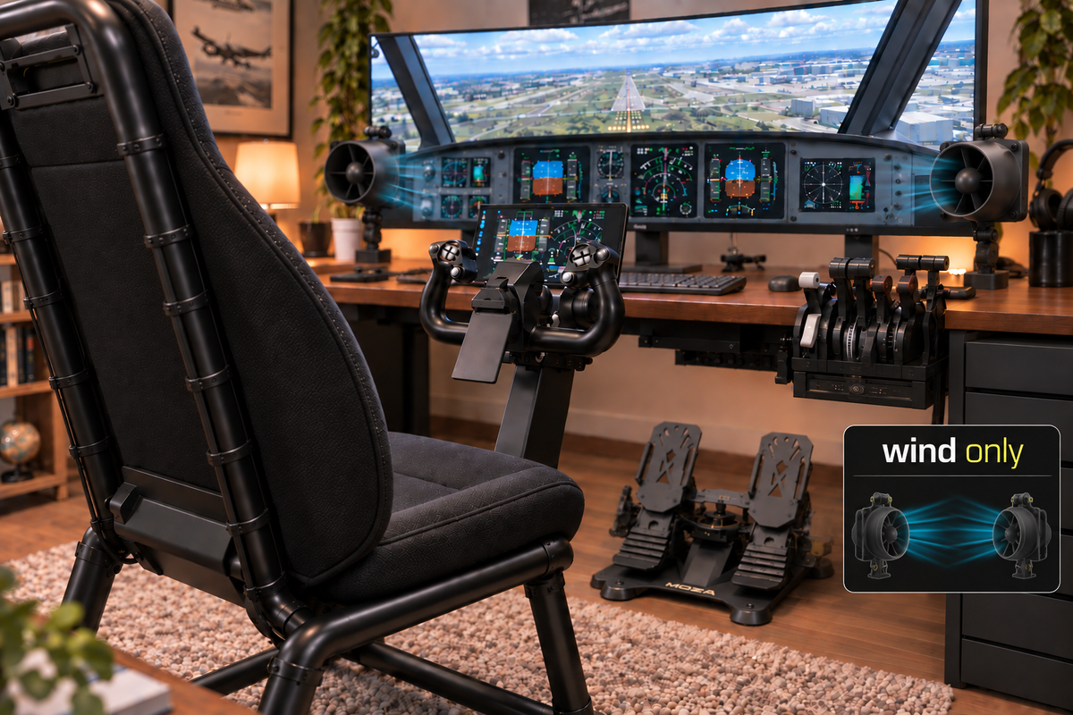 3DRap Feeling PRO Aviation - Flight Simulator Haptic Feedback (PC, SimHUB)