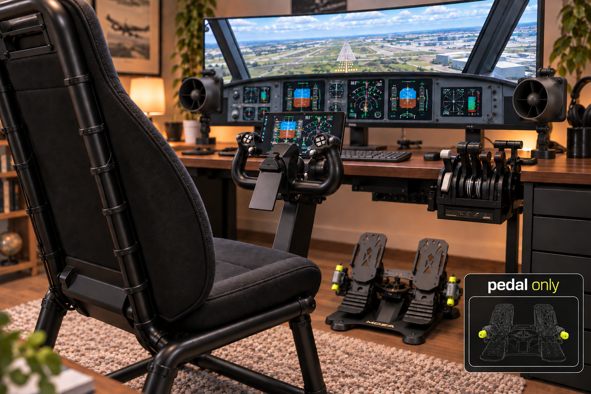 3DRap Feeling PRO Aviation - Flight Simulator Haptic Feedback (PC, SimHUB)