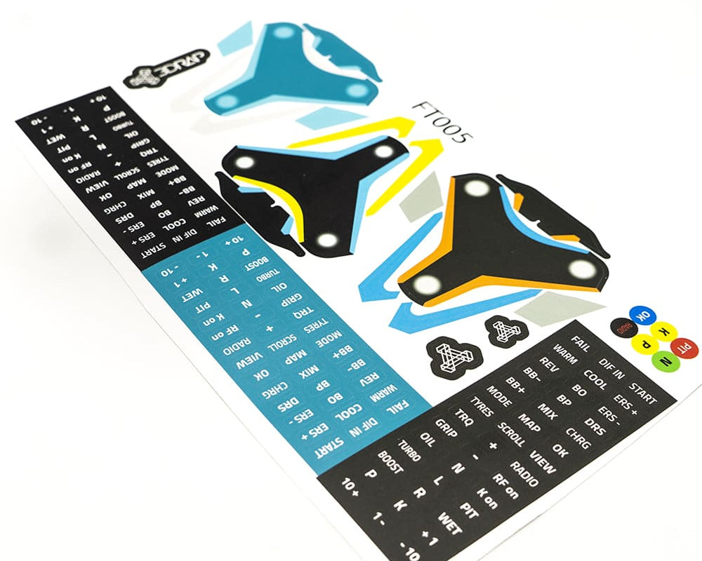 DTM / GT Wheel Plug&Play PCD 6x70mm [Fanatec HUB] (PC, PS, XBox)