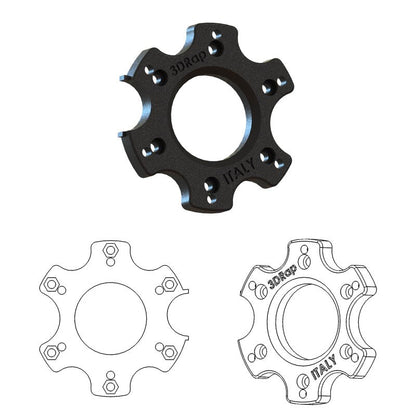 Custom Wheel Adapter / Hub + Buttons [Thrustmaster T300 / TX] (PC, PS, XBox)